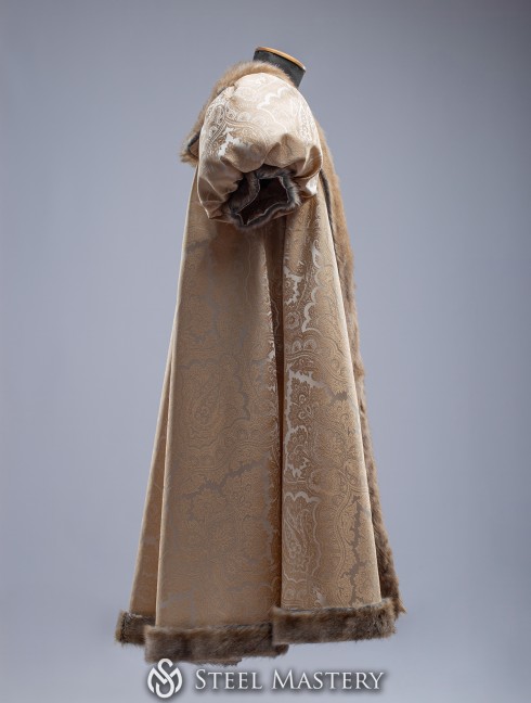 Royal king outfit with fur Men's fantasy costumes
