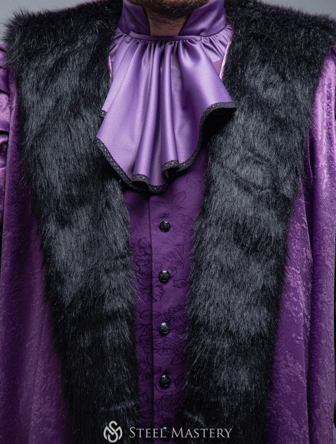 Tenue royale de roi avec fourrure Costumes fantaisie pour homme