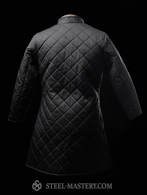 Short HEMA style gambeson with diamond stitching Gambesón.