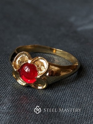 European Medieval ring "Flower" Castings