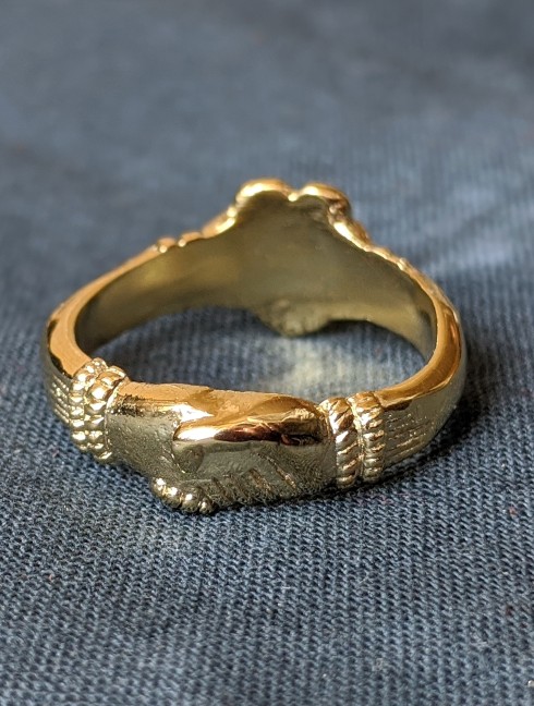 Medieval fede ring, Italy Castings