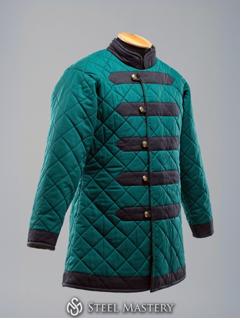 Birka quilted viking caftan Gambesón.