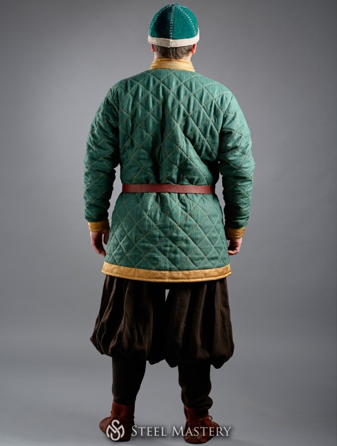Birka quilted viking caftan Gambison