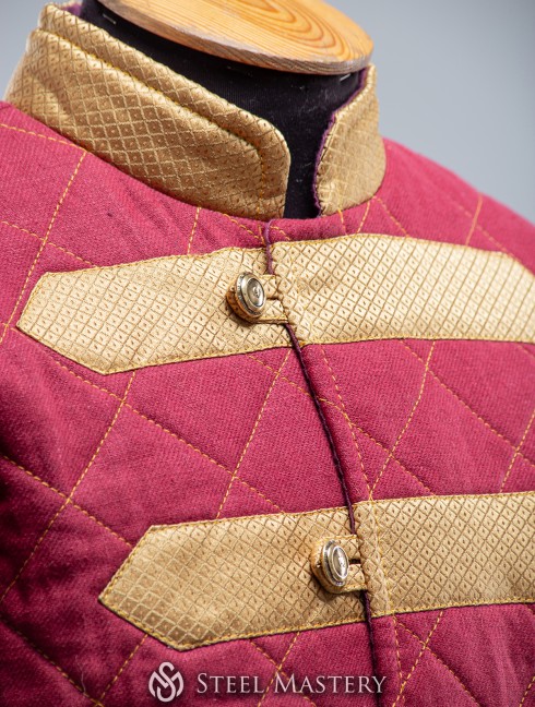 Birka quilted viking caftan Gambison