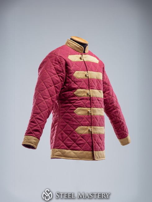 Birka quilted viking caftan Gambesón.