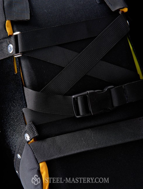 The HEMA helmet with an integrated neckpiece HEMA