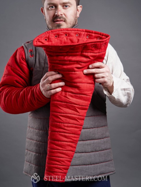 HEMA gambeson with lapped sleeves Gambeson