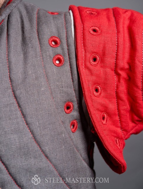 HEMA gambeson with lapped sleeves Gambeson