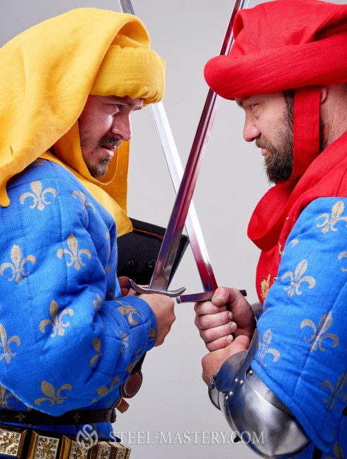 Costume of French knight from Battle of Poitiers, stylization Categorías antiguas