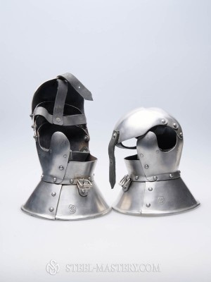 Steel medieval mittens  Versandfertig