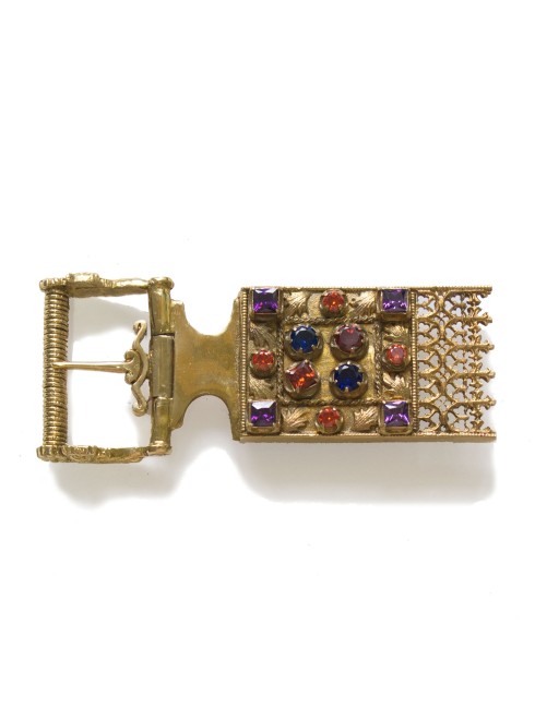Buckle from the belt of Elizabeth of Luxembourg Cast buckles