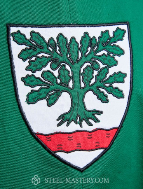 Knight tabard with a symbol - an oak tree  Categorías antiguas