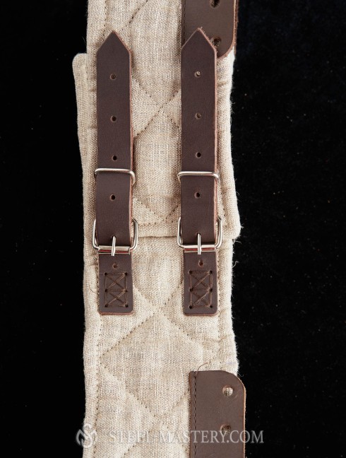  Arming belt, soft quilted Gepolsterte beinlinge