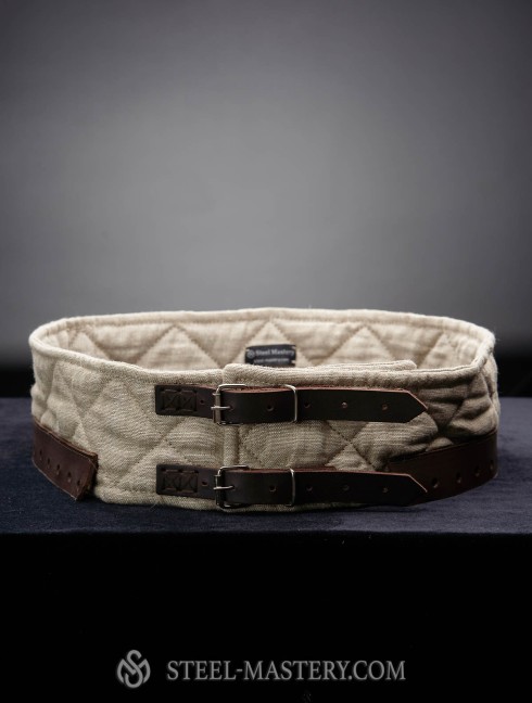  Arming belt, soft quilted Padded chausses