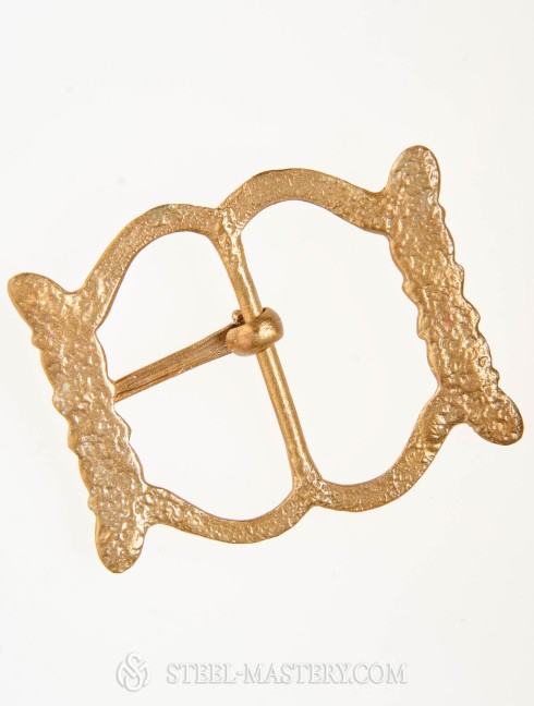 Ganza two-loop shaped buckle 1200-1430 years Cast buckles