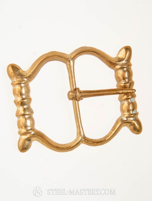 Ganza two-loop shaped buckle 1200-1430 years Cast buckles