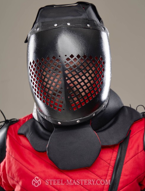 Helmet for knife- and stick-fighting, modern sword fighting and HMB fencing training Vecchie categorie