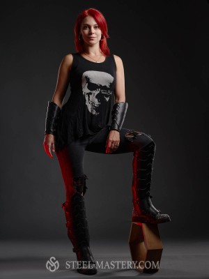 Leather fantasy set in Dragon style