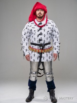 Costume of Charles de Blois from battle of the Hundred Years' War, stylization