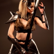 Warrior lady princess of battle fantasy set image-1