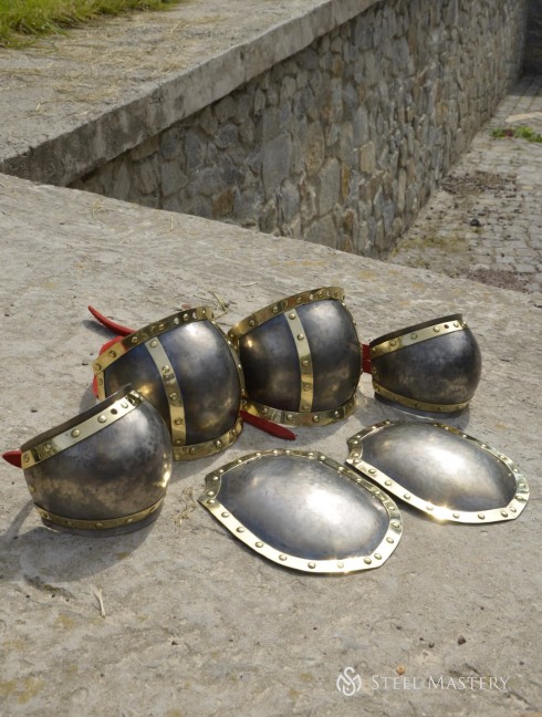 Steel armour set - elbow caps and kneecaps  Nuove categorie
