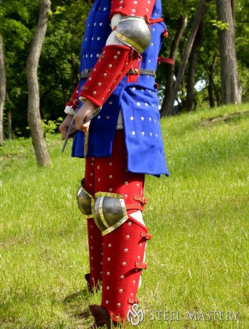 Steel armour set - elbow caps and kneecaps  New categories