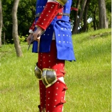 Steel armour set - elbow caps and kneecaps  image-1