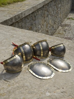 Steel armour set - elbow caps and kneecaps  Neue Kategorien