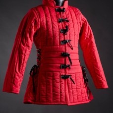Women’s gambeson bright red, XS-size image-1
