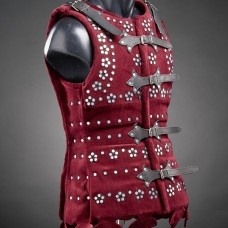 Women’s brigandine with flowers of rivets image-1