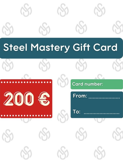 Steel Mastery Gift Card New categories