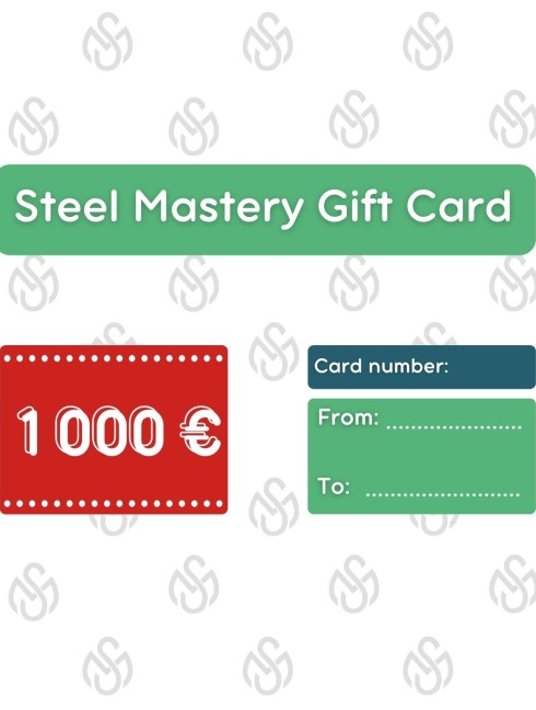Steel Mastery Gift Card New categories