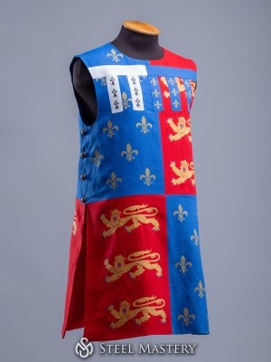 Printed medieval tabard with buttons on the sides Alte Kategorien