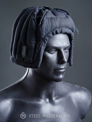 Cotton liner under the Bascinet, Barbute or Sugar Loaf helmet Ready padded armour