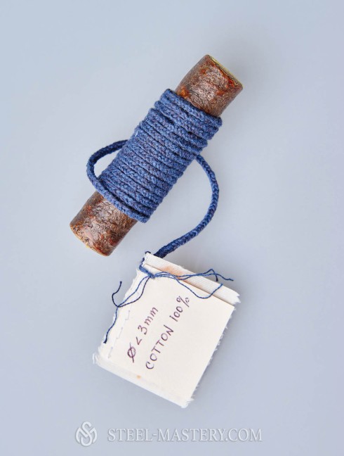 Navy blue cotton lacing cord Alte Kategorien