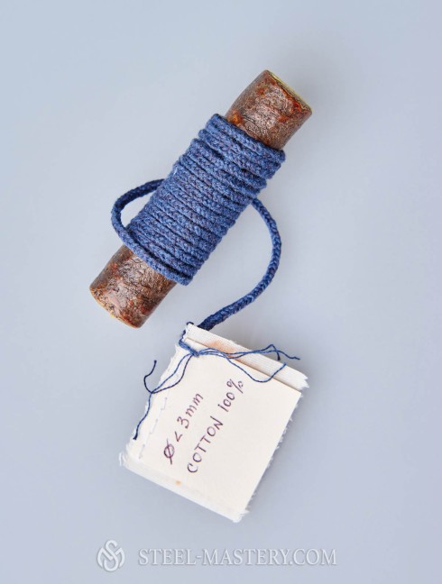 Navy blue cotton lacing cord Anciennes catégories