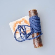Navy blue cotton lacing cord image-1