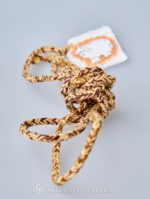 Ginger wood and cotton lacing cord Vecchie categorie