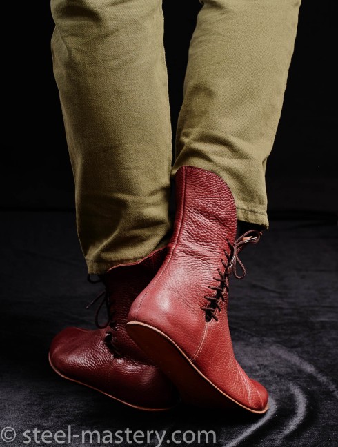 Medieval leather boots for woman Pronte per essere spedite