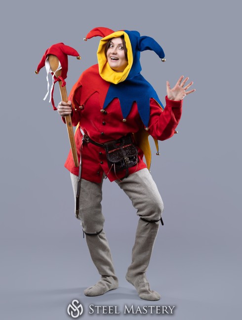 CAP AND BELLS (HAT OF COURT JESTER ) Prendas para la cabeza