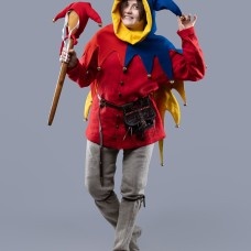 CAP AND BELLS (HAT OF COURT JESTER ) image-1