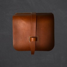 Leather brown bag image-1