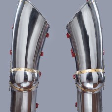 Plate legs of the XIV-XV centuries, a part of Churburg style armor image-1