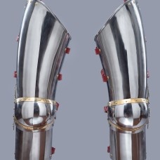 Plate legs of the XIV-XV centuries, a part of Churburg style armor image-1