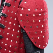 Cold-rolled steel red spaulders  image-1
