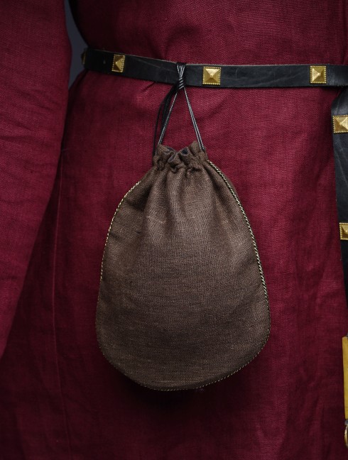 Linen brown pouch  Bags