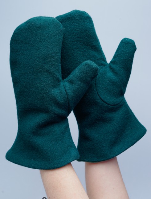 Medieval Woolen Mittens  Guanti imbottiti e muffole
