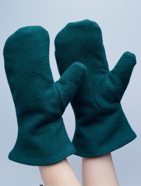 Medieval Woolen Mittens  Gepolsterte handschuhe und fäustlinge