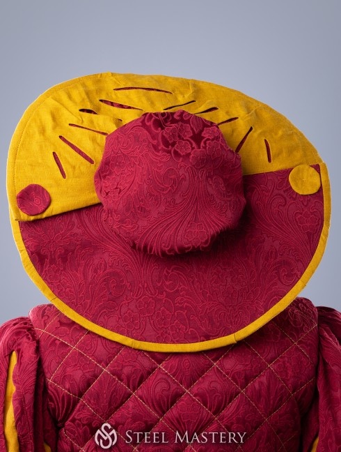 Landsknecht hat with cuts on brim Prendas para la cabeza