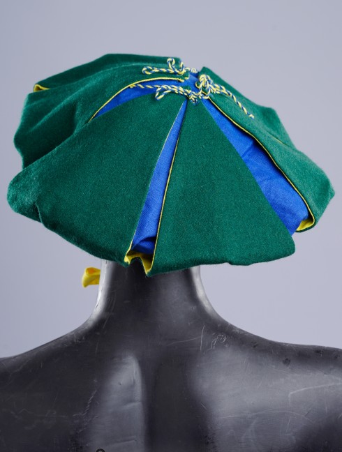 Landsknecht flower hat with hand-woven cord  Headwear